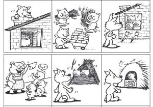 Coloriage Les 3 Petit Cochon Luxe Coloriage Les 3 Petit Cochons