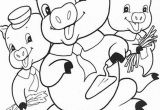 Coloriage Les 3 Petit Cochons Coloriage Trois Petits Cochons Az Coloriage