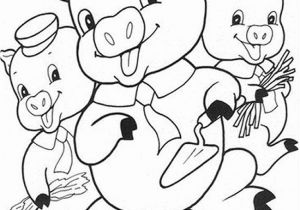 Coloriage Les 3 Petit Cochons Coloriage Trois Petits Cochons Az Coloriage