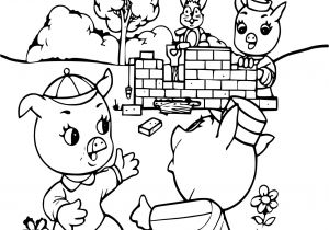 Coloriage Les 3 Petit Cochons Luxe Coloriage Les 3 Petit Cochons