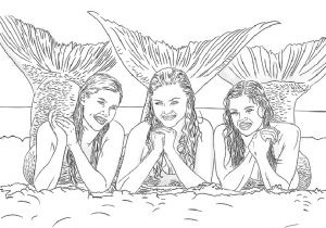 Coloriage Les Sirene De Mako Desenhos Para Colorir E Imprimir Desenhos Para Colorir E