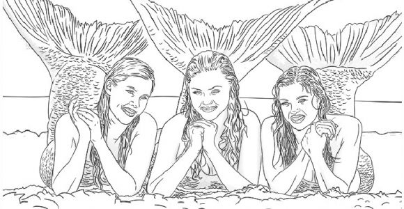 Coloriage Les Sirene De Mako Desenhos Para Colorir E Imprimir Desenhos Para Colorir E