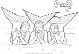 Coloriage Les Sirene De Mako Line Drawings Online H2o Mermaid Coloring Pages New at