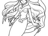 Coloriage Les Sirene De Mako Une Sirène Manga Coloriage Pour Enfants