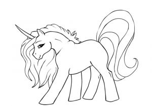 Coloriage Licorne Et Princesse Modele Dessin Princesse Facile