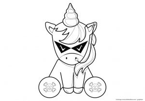 Coloriage Licorne Kawaii à Imprimer Licorne A Imprimer Kawaii — Motivrh