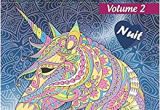 Coloriage Licorne Pour Adulte Coloriage Licornes 2 Nuit Livre De Coloriage Pour Adultes
