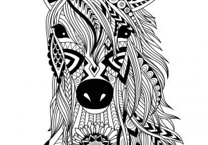 Coloriage Licorne Pour Adulte Unicorn Zentangle Simple