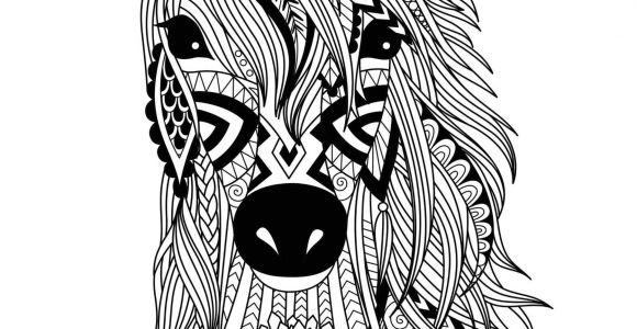 Coloriage Licorne Pour Adulte Unicorn Zentangle Simple