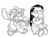 Coloriage Lilo Et Stitch 2 A Imprimer Coloriage Lilo Et Stitch Mangent Une Glace