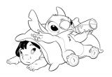 Coloriage Lilo Et Stitch 2 A Imprimer Lilo and Stitch Coloring Sheets Wallpaper Hd