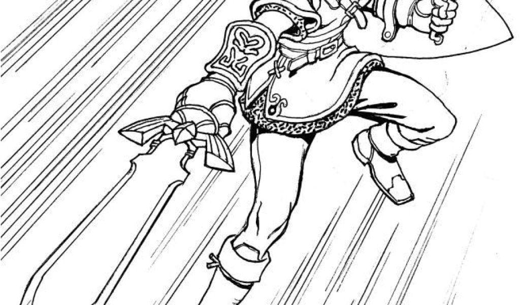 Coloriage Link Breath Of the Wild Coloring Book Free Wedding Coloring