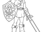 Coloriage Link Breath Of the Wild Free Printable Zelda Coloring Pages for Kids