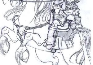 Coloriage Link Et Epona Triforce Legend Les Fan Arts De Zeldapeach