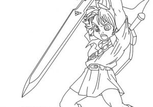 Coloriage Link Ocarina Of Time Coloriage 14 Dessin Zelda Lineart Zelda & Link