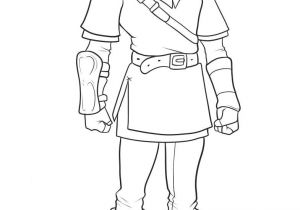 Coloriage Link Ocarina Of Time Dessin Zelda   Imprimer Hyrule Kingdomâ