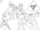 Coloriage Link Twilight Princess Coloriage Link Breath the Wild Download