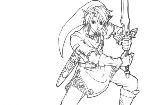 Coloriage Link Twilight Princess Legend Of Zelda Twilight Princess Coloring Pages