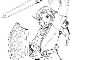 Coloriage Link Twilight Princess Legend Zelda by Jubran On Deviantart