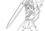 Coloriage Link Twilight Princess Link Lineart by Dea 89 On Deviantart