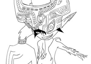 Coloriage Link Twilight Princess Midna Lineart by Animedragoon3 On Deviantart