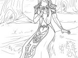 Coloriage Link Twilight Princess Princess Zelda Coloring Page
