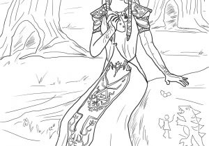 Coloriage Link Twilight Princess Princess Zelda Coloring Page