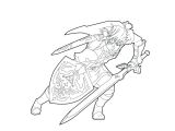Coloriage Link Twilight Princess Zelda Coloriage Coloriage Zelda Link Loup – Fangyi