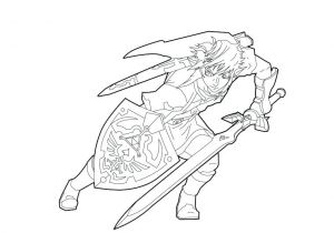 Coloriage Link Twilight Princess Zelda Coloriage Coloriage Zelda Link Loup – Fangyi