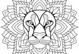 Coloriage Lion A Imprimer Gratuit Dessin Mandala Lion A Colorier