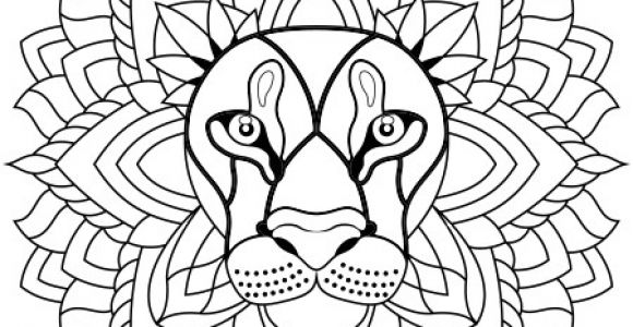 Coloriage Lion A Imprimer Gratuit Dessin Mandala Lion A Colorier