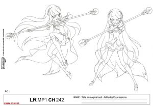 Coloriage Lolirock Transformation Lolirock Talia Transformation Character Sheet