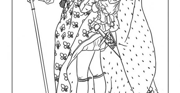 Coloriage Louis Xiv Coloriage De Louis Xiv Roi De France