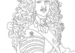 Coloriage Louis Xiv King Louis Xiv the Sun King Coloring Page Cc Cycle 2