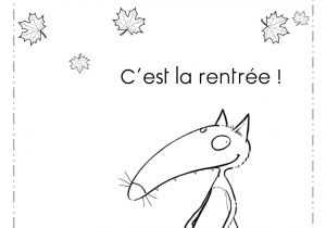 Coloriage Loup Auzou Septembre Lettrine Roman De Renart Pinterest