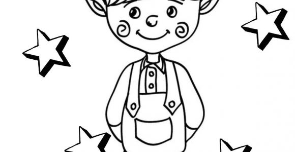 Coloriage Lutin De Noel Mini Dessin De Lutin Fichiers   Imprimer