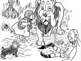 Coloriage Magicien D Oz Coloriage Coloriage De L attaque Du Lion