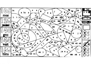 Coloriage Magique 8 Ans Coloriage Magique Pour 6eme