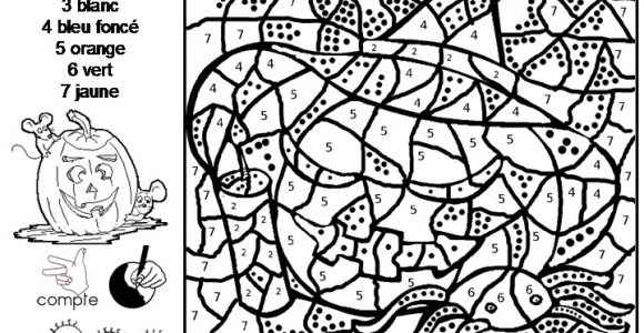 Coloriage Magique A Imprimer Gratuit Hugo L Escargot Coloriage Magique Halloween Maternelle