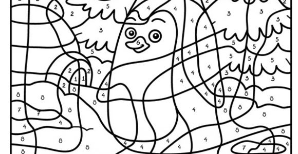 Coloriage Magique Banquise Dessin   Colorier D Un Coloriage Magique Cm1 Pingouin Et Banquise