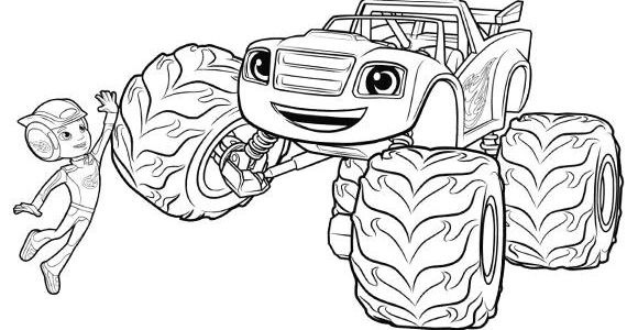 Coloriage Magique Blaze Coloriage Blaze Monster Hi5 Dessin