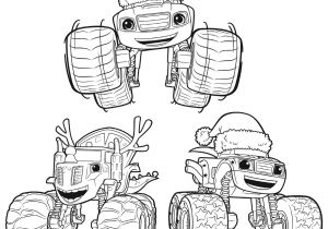 Coloriage Magique Blaze Coloriage Voiture Blaze 3 Monster Noel Dessin