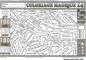 Coloriage Magique Ce2 Addition Coloriage Magique Ce1 Ce2 Addition 2 Dessin
