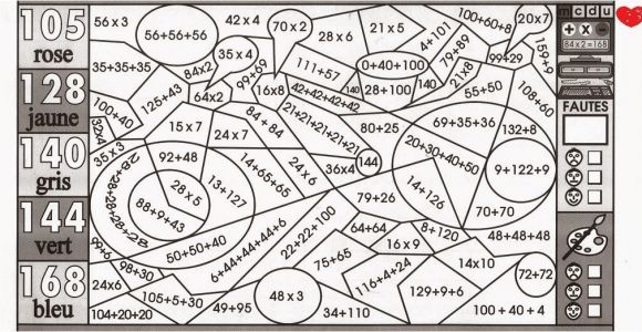 Coloriage Magique Ce2 Gratuit Coloriage204 Coloriage Magique Ce2 Calcul A Imprimer