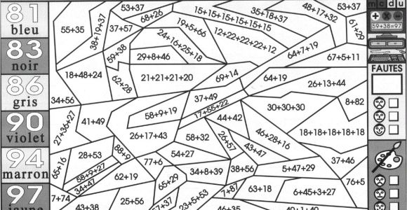 Coloriage Magique Ce2 Maths Addition Coloriage Magique Gratuit A Imprimer Magique Ce2