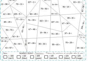 Coloriage Magique Ce2 Maths Coloriage Magique Ce1   Colorier Dessin   Imprimer