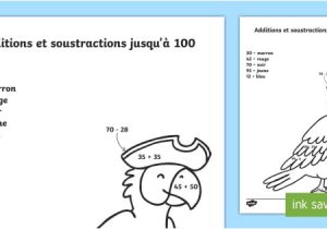 Coloriage Magique Ce2 Maths Coloriage Magique Les Pirates soustraction