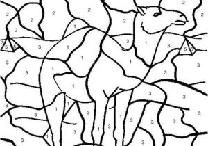 Coloriage Magique Chameau Coloriage Animaux Couleur Par Numéro 46 Coloriages Magiques   Imprimer