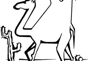 Coloriage Magique Chameau Coloriage Chameau Dans Le Desert Dessin