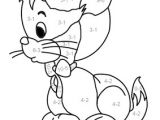 Coloriage Magique Chat Imprimer Coloriage Codé Calcul Dessin Magique Calcul A Colorier